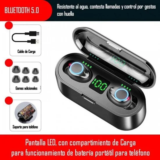 F9 discount audifonos bluetooth